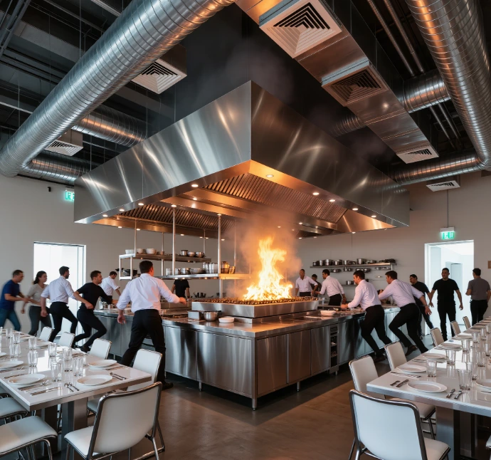 degraissage cuisine buées grasses nettoyage