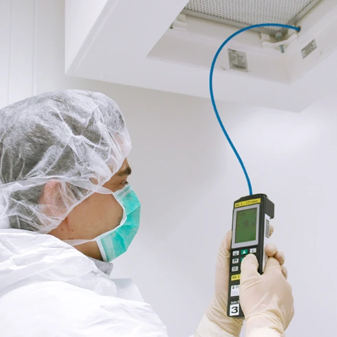 qualification opérationnelle test emery test integrité filtre filtration absolue cascade comptage particulaire